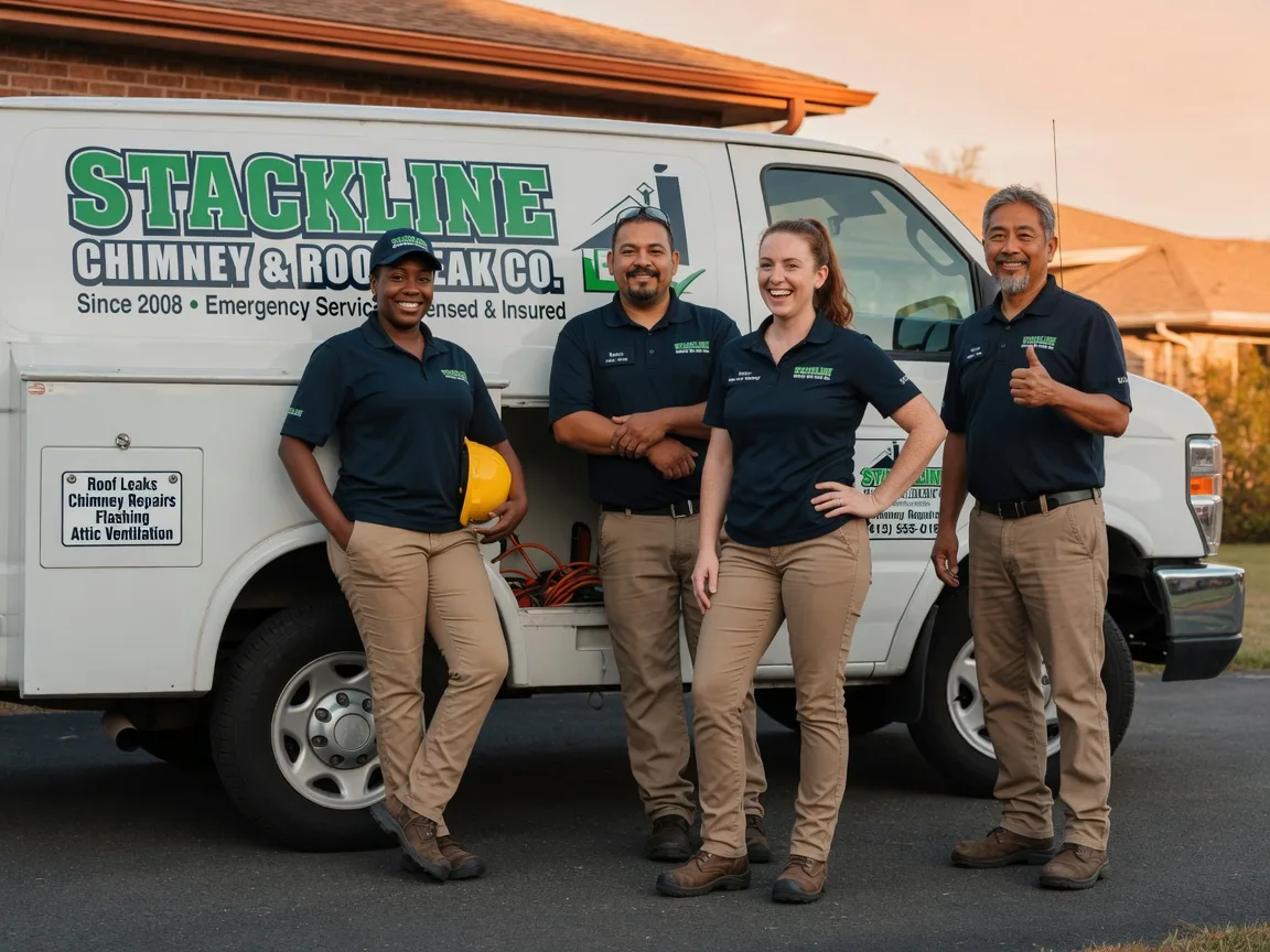 Chimney flashing repair company in Waverly, IL